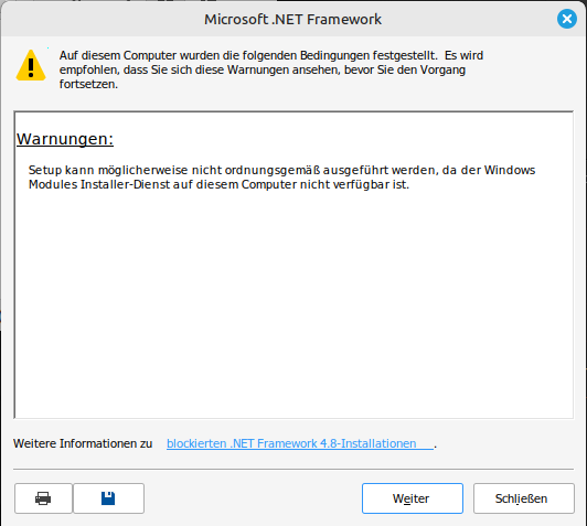 .Net installieren .Net installieren